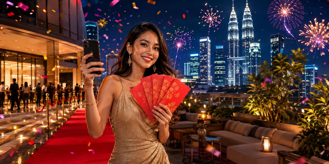Bonus sampul merah promosi platform 249 di Kuala Lumpur sempena perayaan